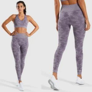 Gymshark Purple Camo Seamless legging